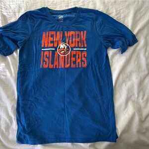 NHL New York Islanders Youth boys cotton short sleeve tee (Blue)